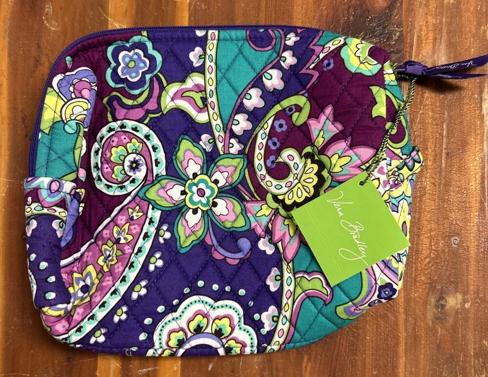 Vera Bradley Large Cosmetic Bag Heather NWT